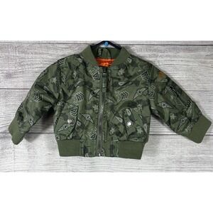 IXTREME Boys Bomber Jacket 3-6M Airplane Aviator Pilot Flight Military Style USA